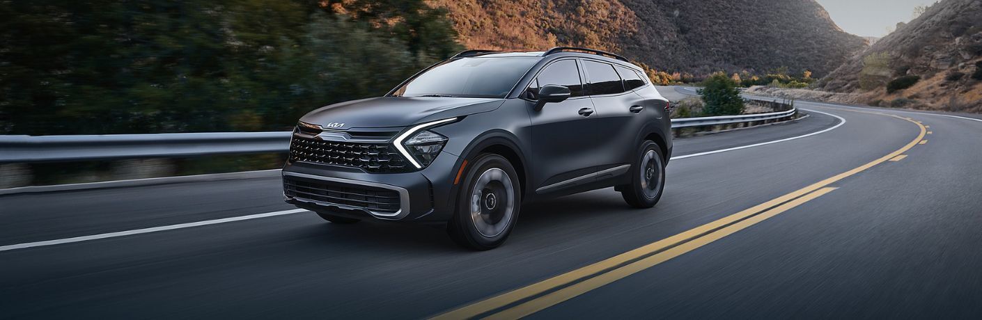 front quarter view of the 2023 Kia Sportage Plug In Hybrid