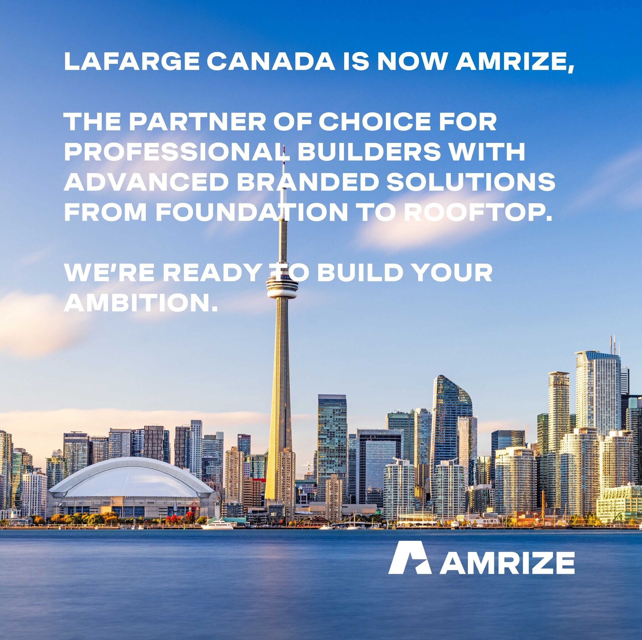 Lafarge Canada is Now Amrize