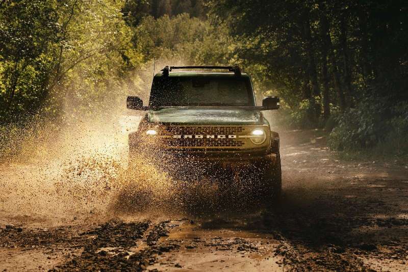 A front view of the 2025 Ford Bronco.