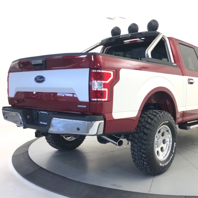 Bed and vinyl covering of Sherwood Ford's Retro Edition Ford F-150