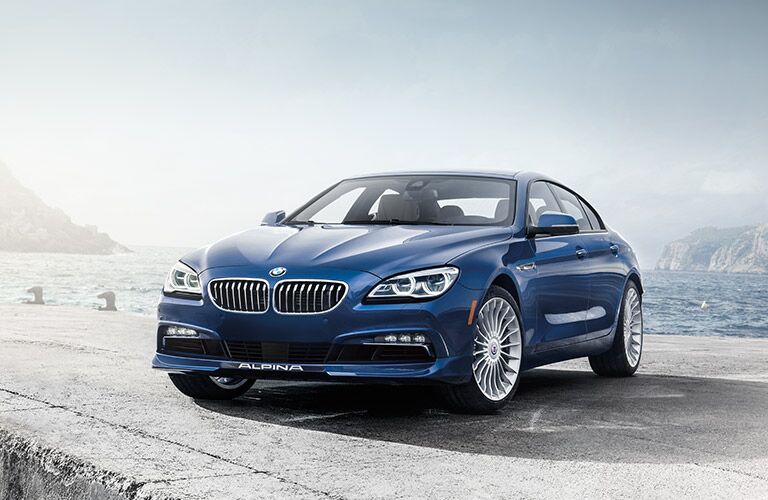 Blue BMW 6 Series