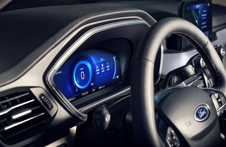 2021 Ford Escape Titanium Hybrid instrument cluster