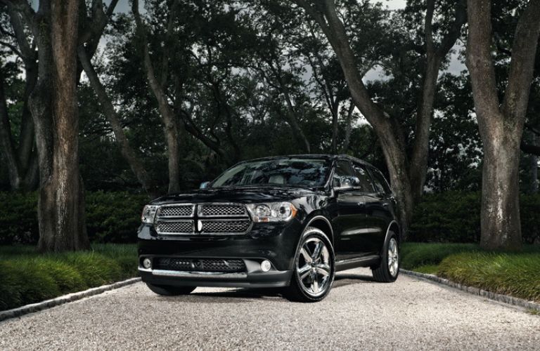 A 2011 Dodge Durango on a smooth road