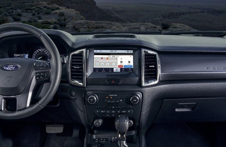 2021 Ford Ranger front display screen