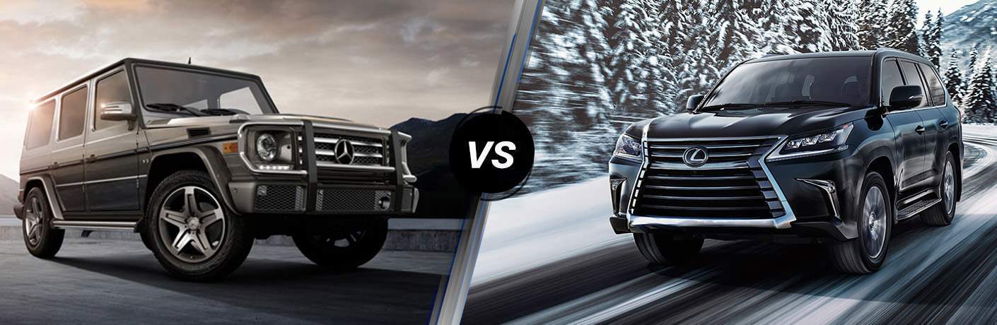 2017 Mercedes-Benz G-Class vs 2017 Lexus LX