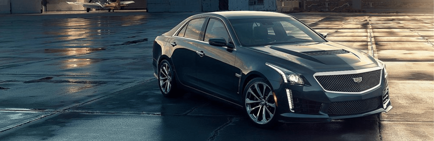 2016 Cadillac CTS-V parked on a smooth terrain