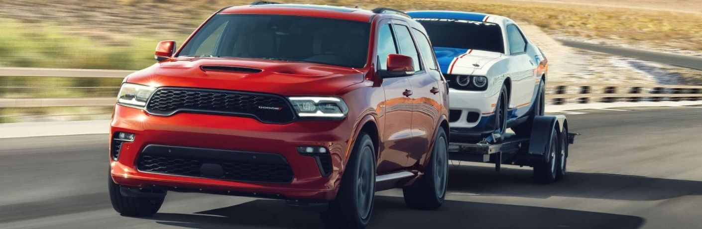 2021 Dodge Durango towing a car