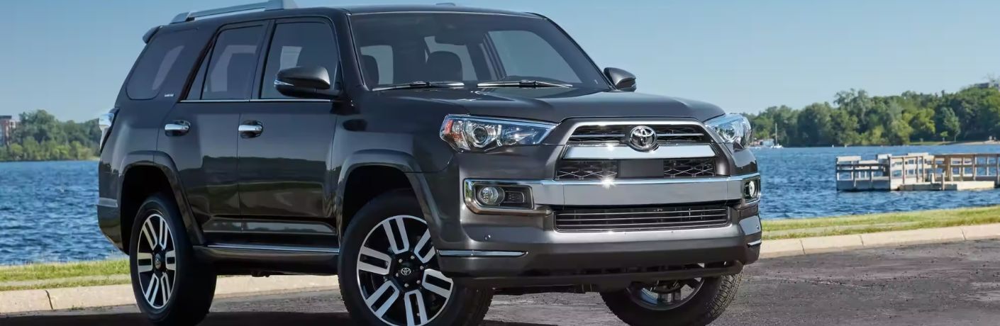 2023 Toyota 4Runner parked beside a lake