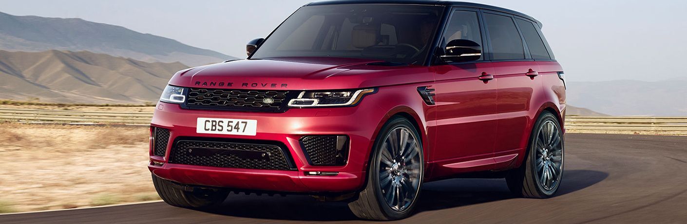 2019 Range Rover Sport on the road