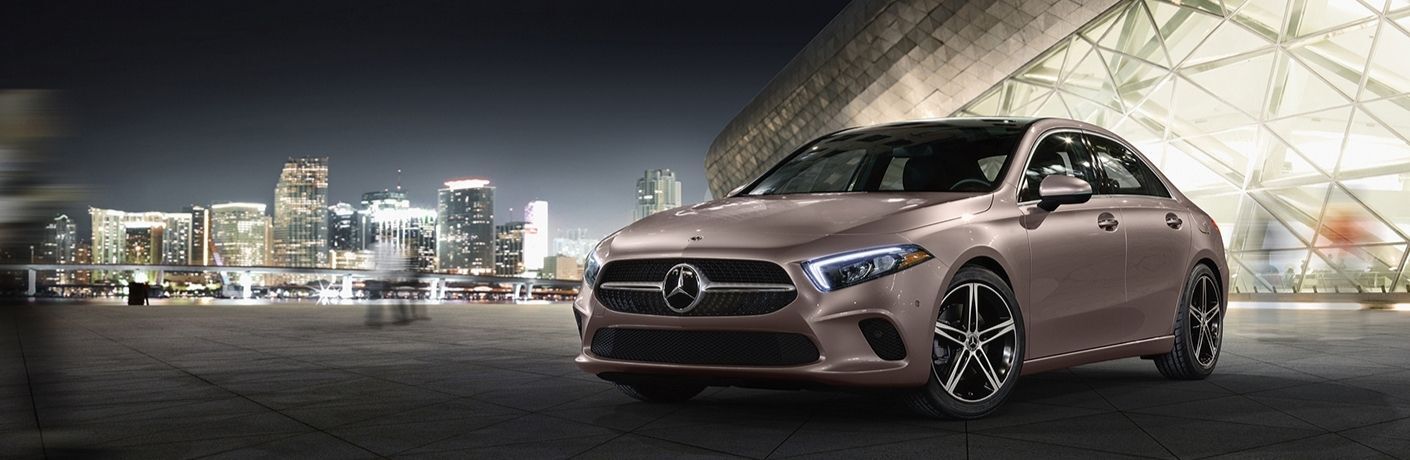 2022 Mercedes-Benz A-Class Sedan in a city