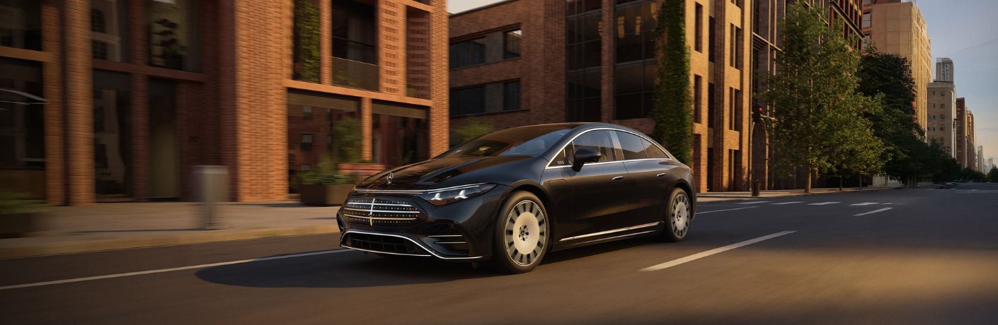 front quarter view of the 2027 Mercedes-Benz EQS Sedan