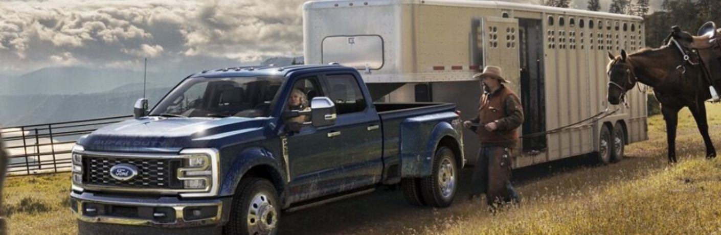 2024 Ford F-250 towing a trailer