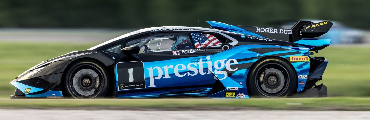 Side view of the Lamborghini Huracán Super Trofeo EVO2