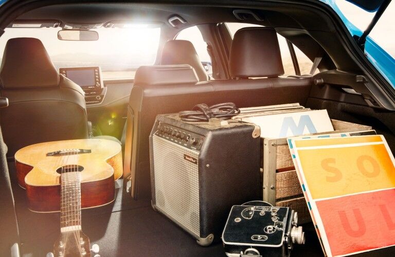 2022 Toyota Corolla Hatchback rear cargo area