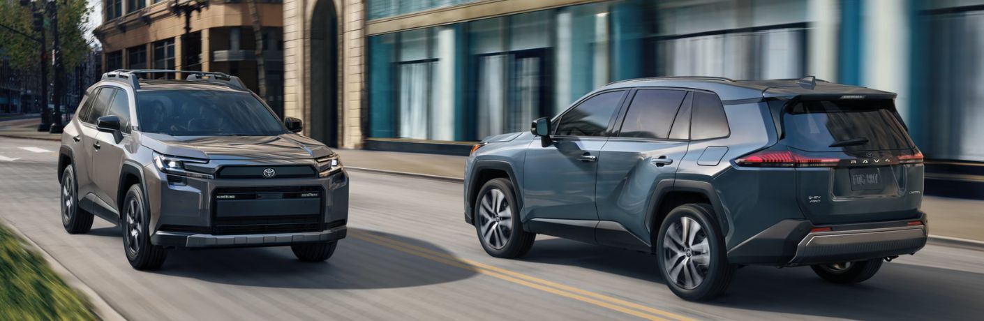 2026 Toyota RAV4 front, side, and back view