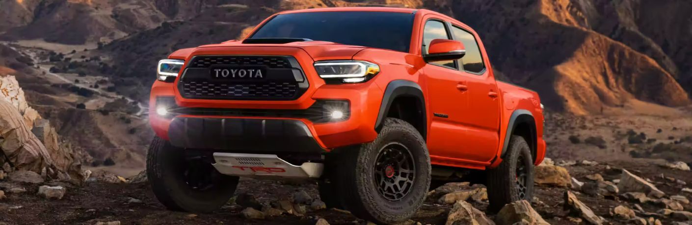 2023 Toyota Tacoma front and side view