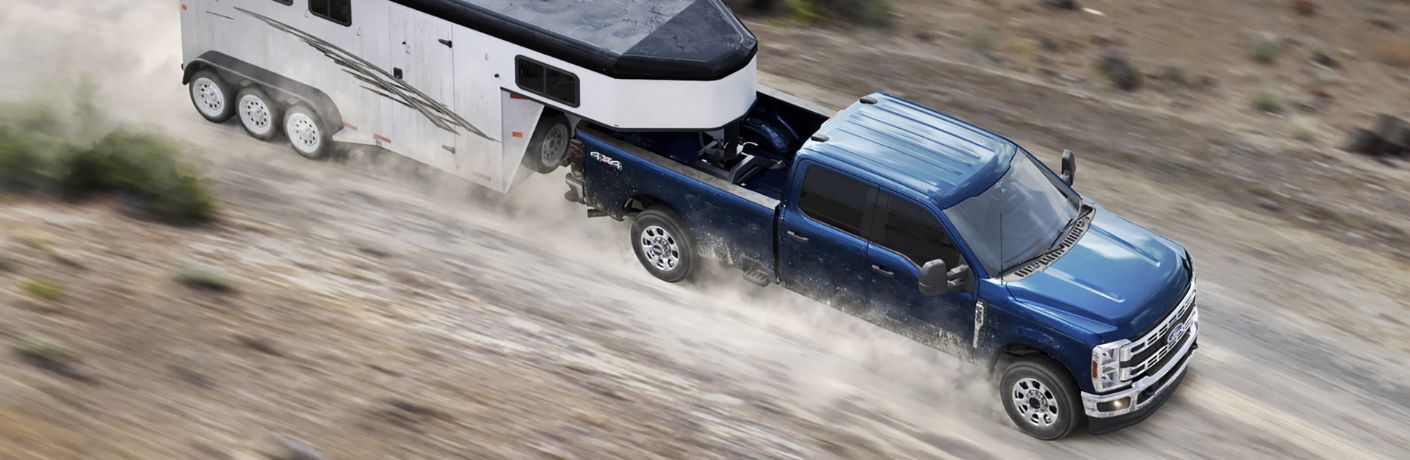 2024 Ford Super Duty F-350 towing a trailer