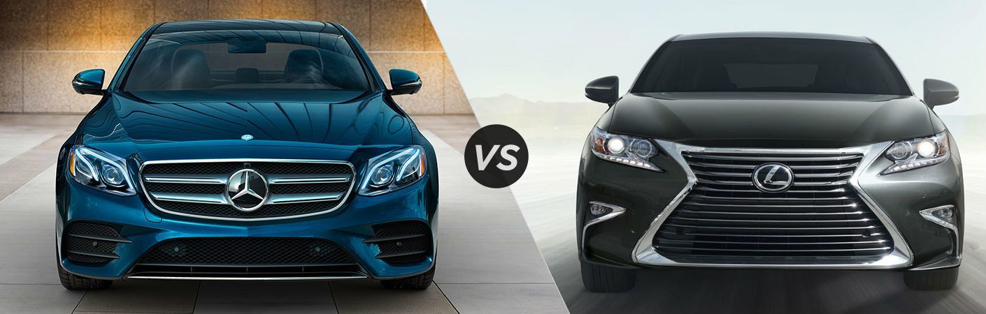2017 Mercedes-Benz E-Class vs Lexus ES