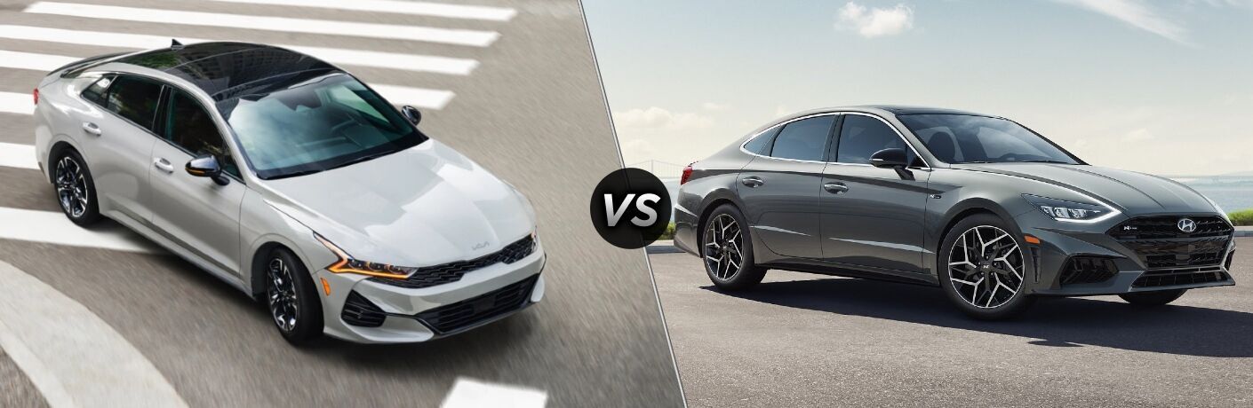 2021 Kia K5 vs 2021 Hyundai Sonata comparison image
