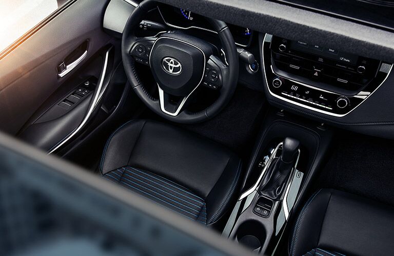 2021 Toyota Corolla front seat black