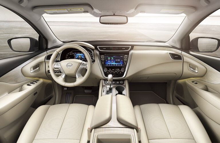 Interior view of 2017 Nissan Rogue