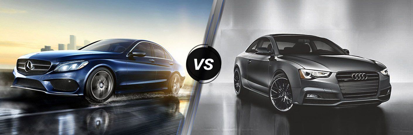 How does the Mercedes-Benz C 300 compare to the Audi A5?