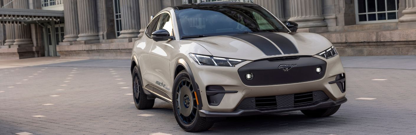 2025 Ford Mustang Mach-E Rally front view close up