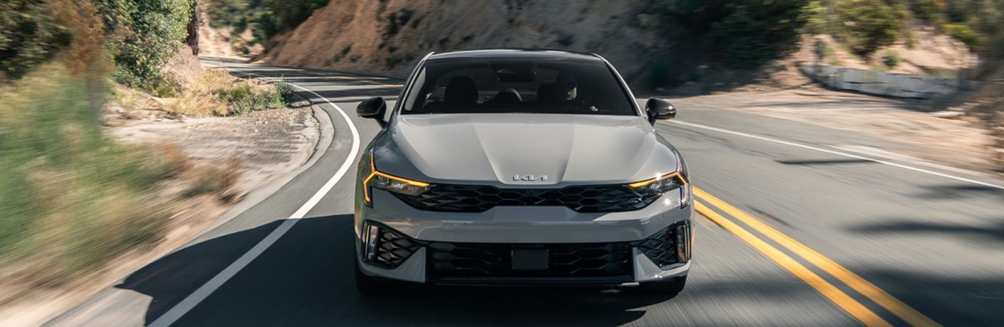 2025 Kia K5 on the road