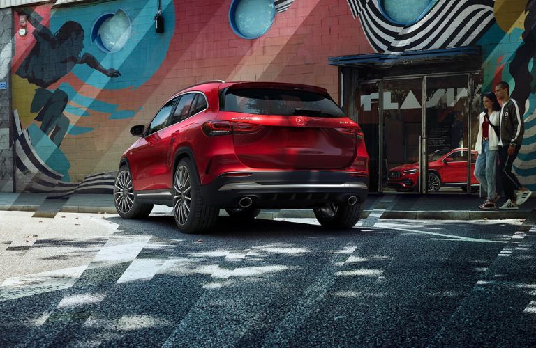 Rear view of the 2023 Mercedes-Benz AMG® GLA 35