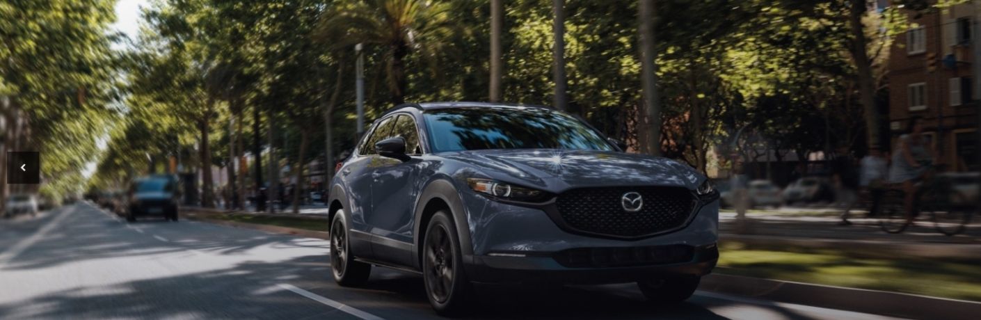 front quarter view of the 2025 Mazda CX-30