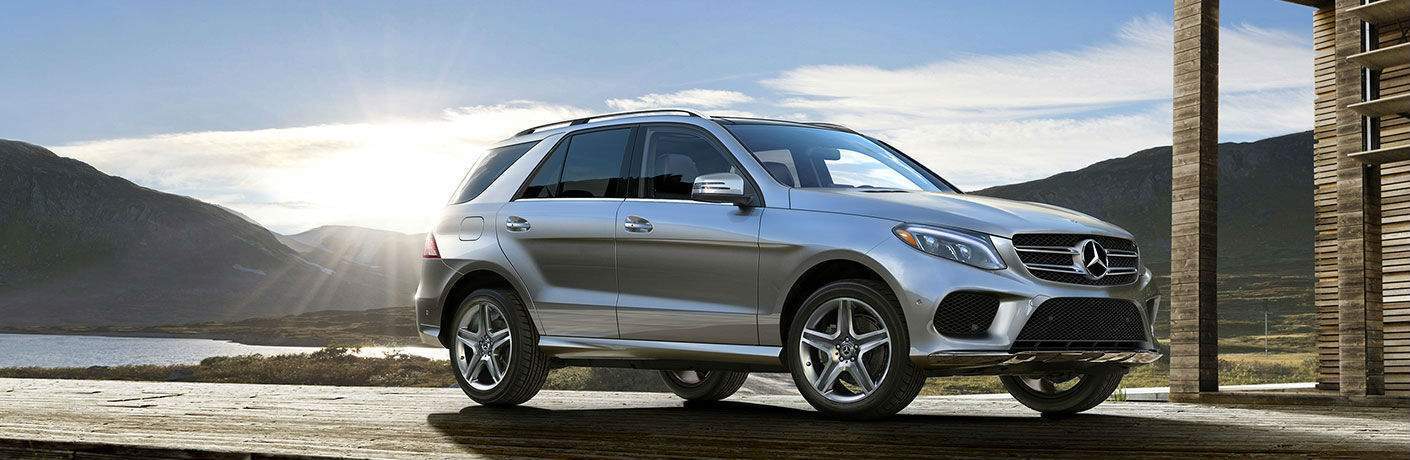 2018 GLE SUV in Silver - Side View