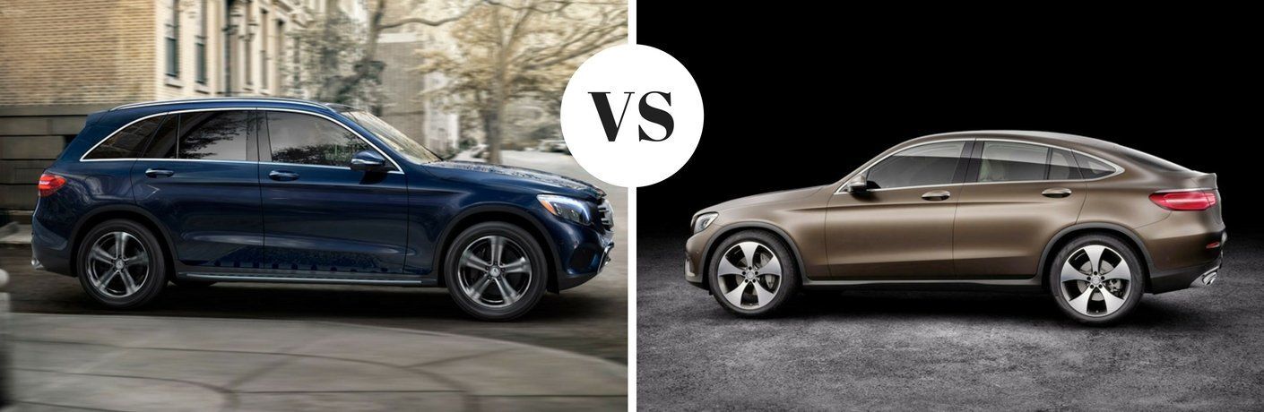 How does the Mercedes-Benz GLC compare to the GLC coupe?