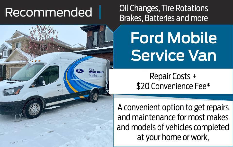 Ford Mobile Service Van comes to your home or office