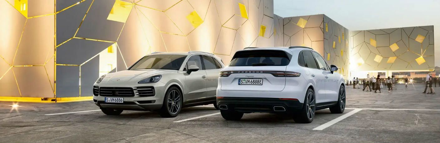Porsche Cayenne Exterior Driver Side Front Passenger Rear Profiles