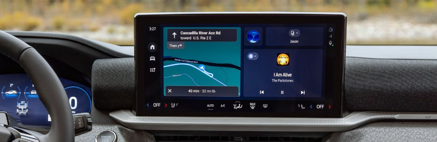 2025 Ford Explorer Platinum touchscreen display