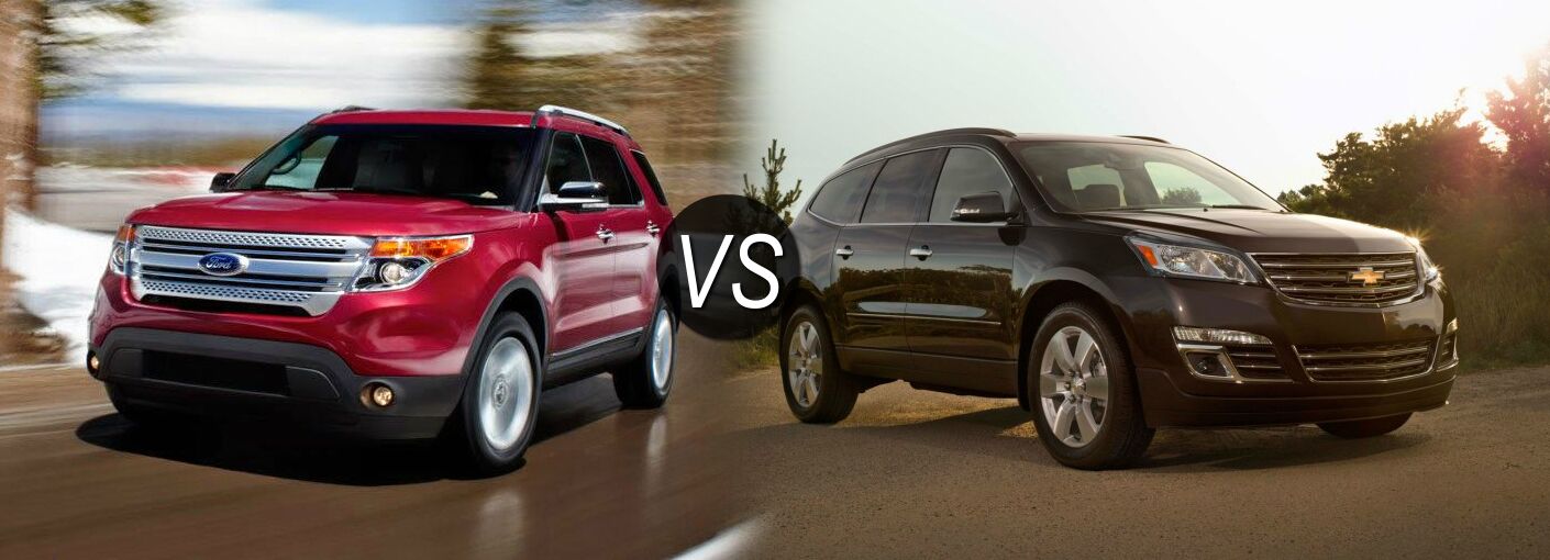 2015 Ford Explorer vs 2015 Chevy Traverse 2015 Ford Explorer vs 2015 Chevy Traverse