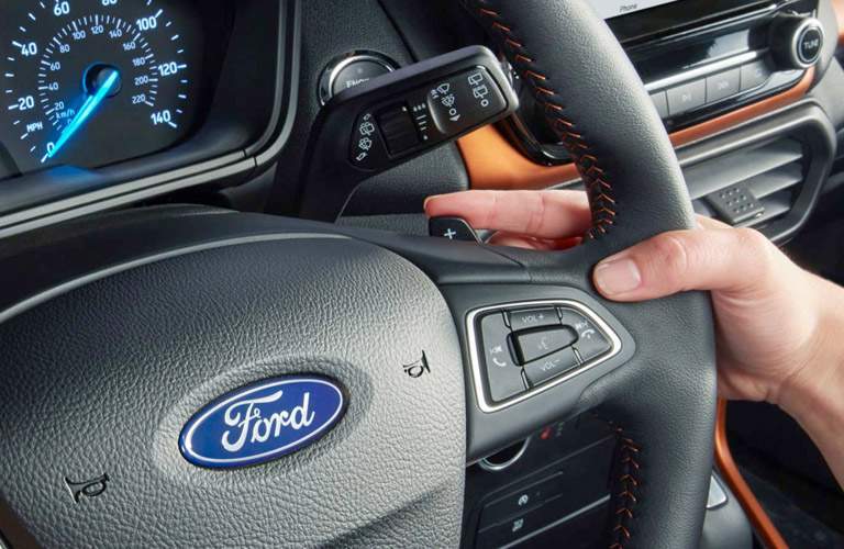 2018 Ford EcoSport interior steering wheel