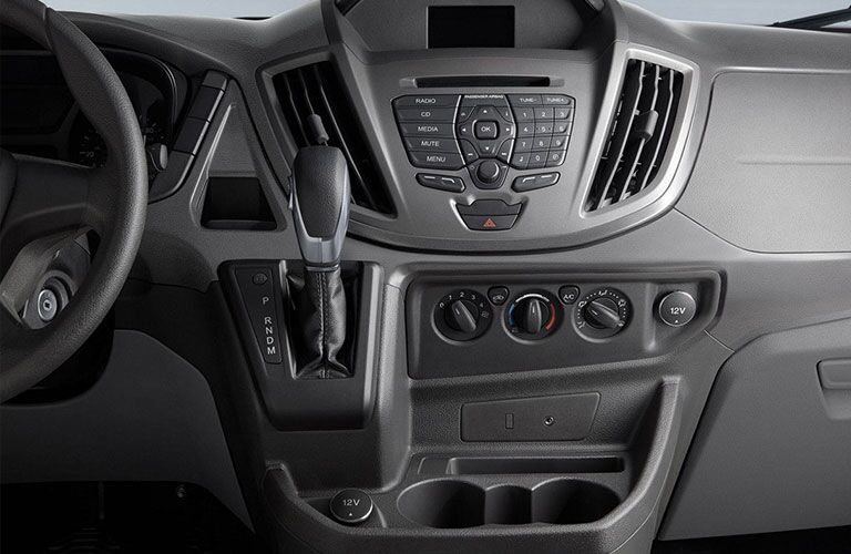 center infotainment system of 2018 ford transit connect cargo van