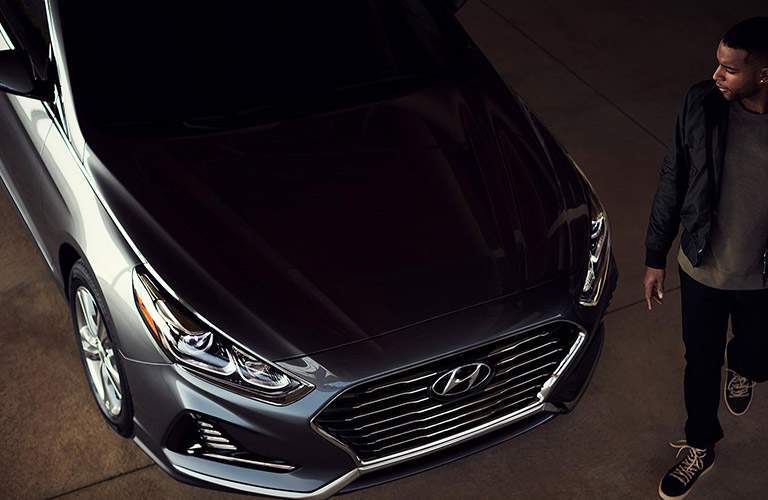 2018 Hyundai Sonata exterior overhead view