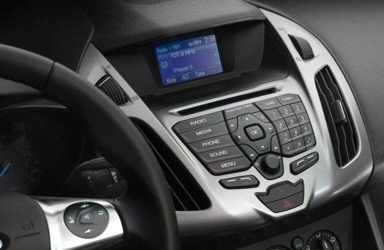 center infotainment system of 2018 ford transit connect