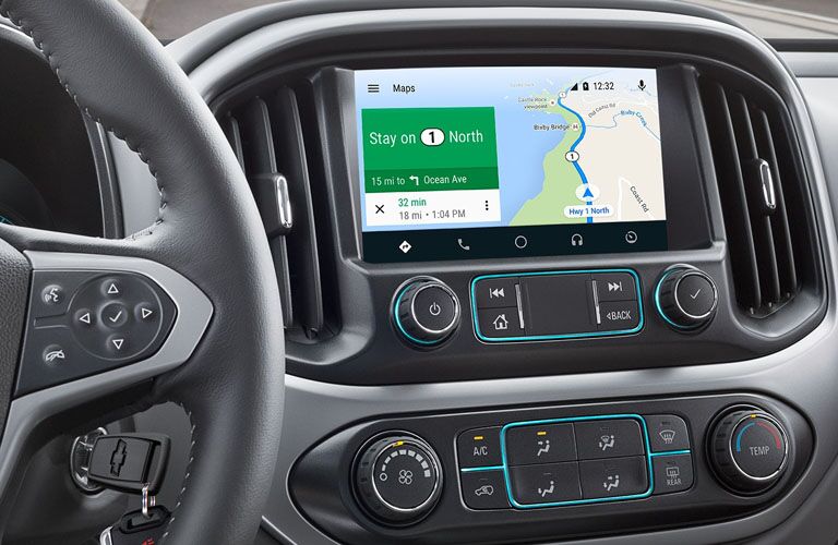infotainment system with navigation of 2019 chevrolet colorado