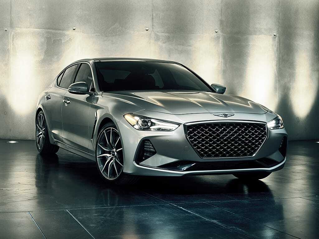 2019 Genesis G70 Exterior Passenger Side Front Angle