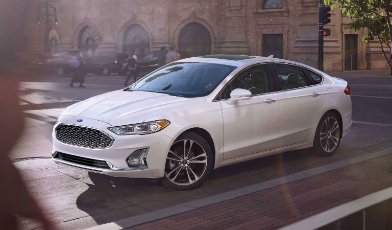 2019 Ford Fusion Hybrid Exterior Driver Side Front Profile