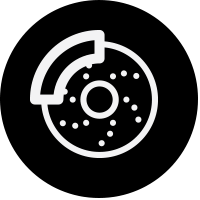 black icon brakes