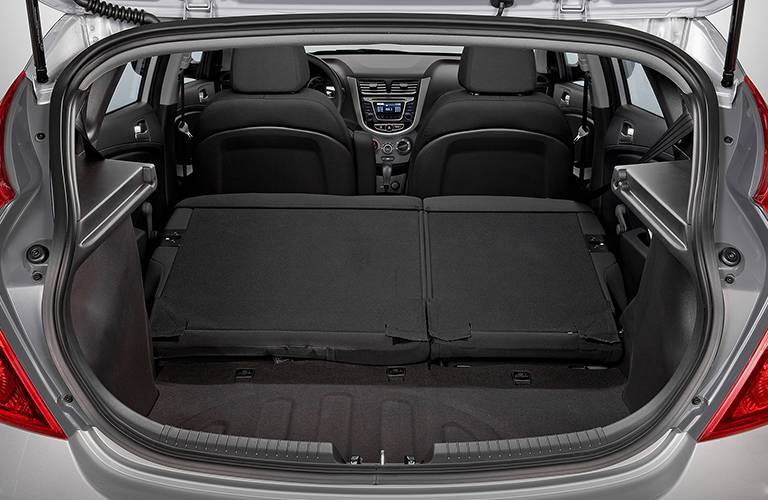 2017 Hyundai Accent hatchback cargo volume