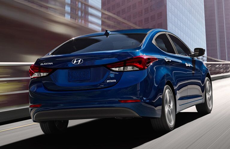 2016 Hyundai Elantra Rear View