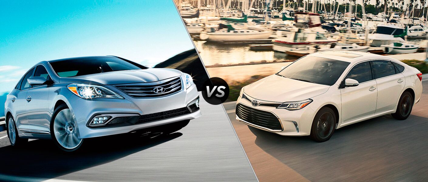 Hyundai Azera Vs 2016 Toyota Avalon 2016 Hyundai Azera Vs Toyota Avalon