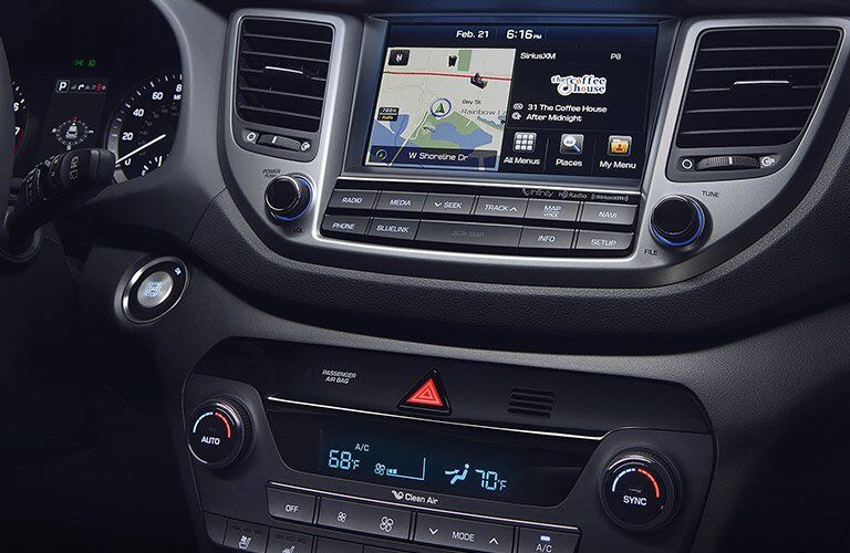 2017 Hyundai Tucson infotainment