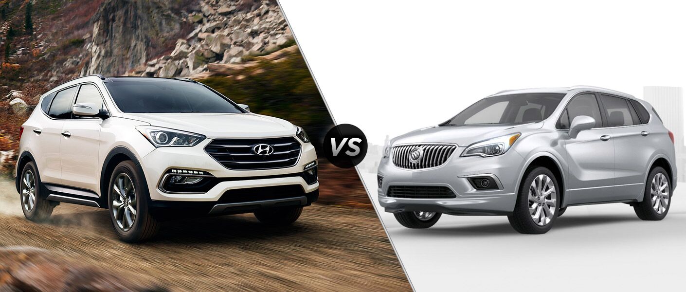 2017 Hyundai Santa Fe vs 2017 Buick Envision