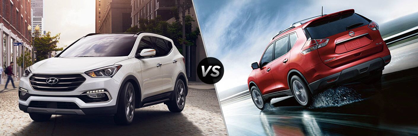 2017 Hyundai Santa Fe Sport vs 2017 Nissan Rogue